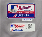 Jose Altuve 9/27/2014 Houston Astros Game Worn Road Jersey vs Mets (MLB Auth)