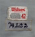 Thurman Munson 1974 Game Used New York Yankees Road Jersey (Sports Investors)