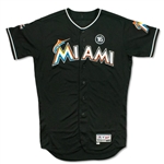 Giancarlo Stanton 2017 Game Used Miami Marlins Alternate Jersey Photo Matched To 11 Games Totaling 4 Home Runs (MLB Auth/Sports Investors)