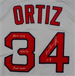 David Ortiz Photo Matched 9/22/2016 Boston Red Sox Game Worn & Signed Road Jersey (Fanatics/Resolution/MLB Auth)