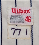 Jim Catfish Hunter Photo Matched 1977 World Champion New York Yankees Game Worn Jersey