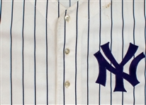 Jim Catfish Hunter Photo Matched 1977 World Champion New York Yankees Game Worn Jersey