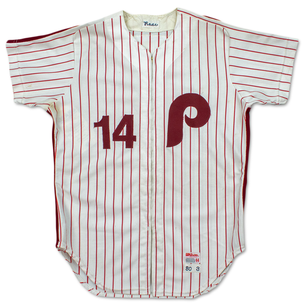 Lot Detail - Pete Rose 1980 Game Worn Philadelphia Phillies Jersey