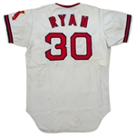 Nolan Ryan 1974-75 California Angels Game Worn & Signed Home Jersey - From 3x 300+ K Seasons, 2 No Hitters, A+ Provenance (MEARS A9.5)