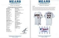 Roger Clemens 2005 Houston Astros Game Worn & Signed Jersey (MEARS A10/TriStar Holo)