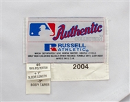 Ichiro Suzuki 2004 Seattle Mariners Signed Game Worn Home Jersey - Single Season Hit Record (MEARS A10/JSA/Ichiro COA) 