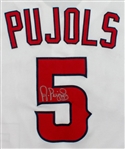 Albert Pujols Photo Matched 8/30/16 Game Worn & Signed Los Angeles Angels Home Jersey (Resolution/MEARS A10/MLB Auth)