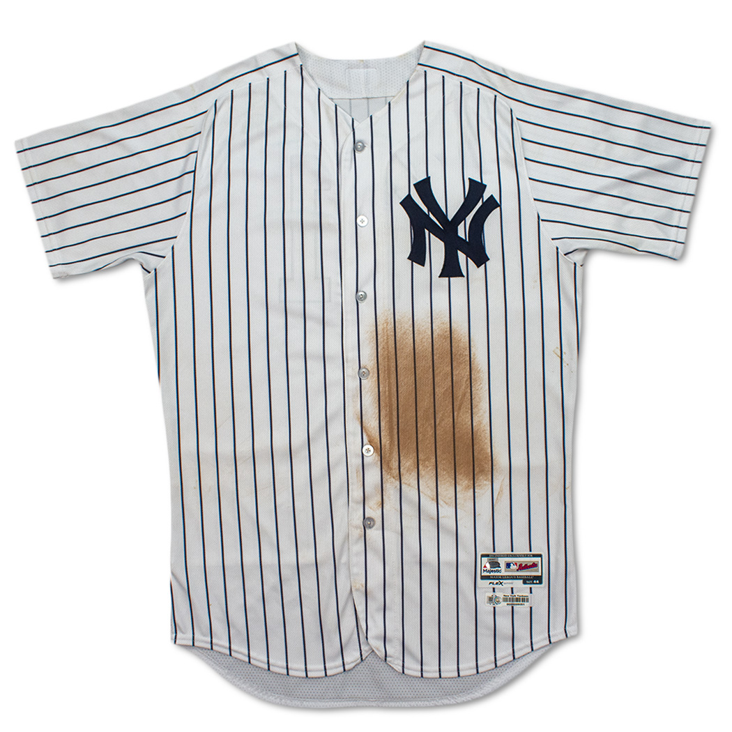 Lot Detail - Miguel Andujar 5/30/2018 New York Yankees Game Worn & Signed  Pinstripe Jersey - Rookie Season, Dirty! (Steiner LOA)