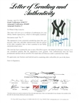 Mickey Mantle Signed & Inscribed New York Yankees Authentic Pinstripe Jersey (PSA LOA)