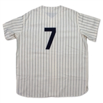 Mickey Mantle Signed & Inscribed New York Yankees Authentic Pinstripe Jersey (PSA LOA)