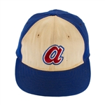 Hank Aaron 1973 Atlanta Braves Game Worn Baseball Cap (MEARS)