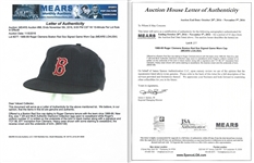 Roger Clemens 1988-89 Boston Red Sox Signed Game Worn Cap (MEARS LOA/JSA)