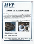 Alex Rodriguez 500th HOMERUN SEASON 2007 Game Used and Signed Rawlings Glove - MVP Season (A-Rod LOA)