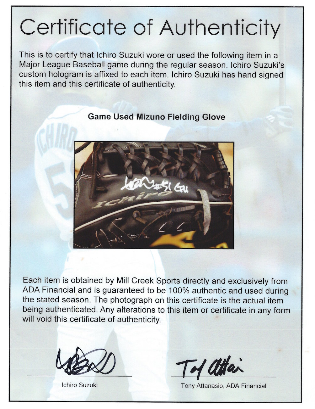 ミズノ2016 ICHIRO SUZUKi PREMIUM GLOVE