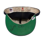 Wade Boggs Boston Red Sox Game Worn & Signed Cap - Ed Dolan Collection (PSA/JSA)
