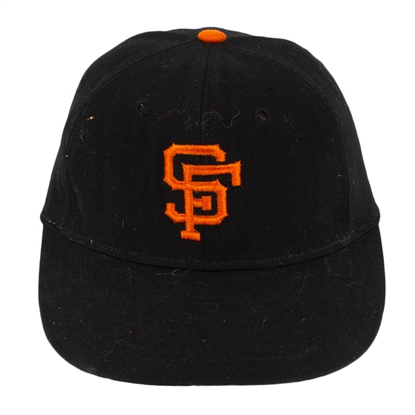 Willie Mays 1970-72 San Francisco Giants Game Worn & Signed Cap (MEARS LOA/JSA)