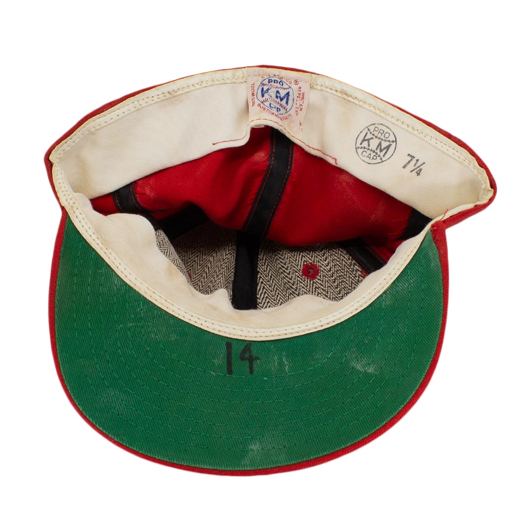 PETE ROSE CINCINNATI REDS VINTAGE 1990'S SIGNED MLB VISOR ADULT HAT - Bucks  County Baseball Co.