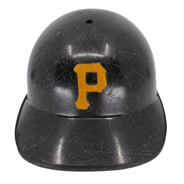 Pittsburgh Pirates 1960s Game Worn Batting Helmet Attributed to Roberto Clemente (ESA/MEARS)