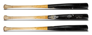 Mike Trout 2015 Los Angeles Angels of Anaheim Game Used & Autographed Bat (JSA/PSA GU10)