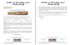 Mickey Mantle 1964-67 Game Used Bat - Adirondack 133A Model (PSA GU 7.5)
