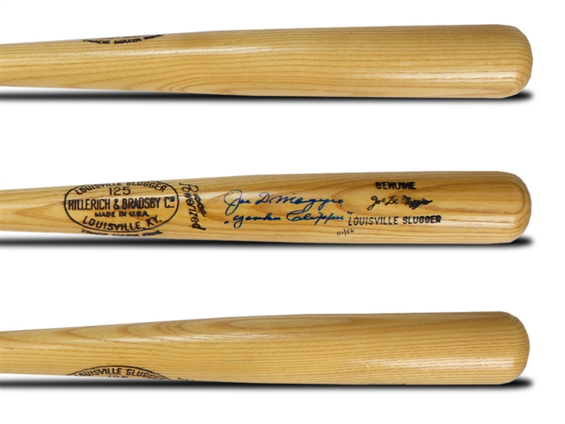 Joe DiMaggio Signed Bat w/"Yankee Clipper" Inscripton (PSA/DNA LOA)