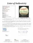 Roger Maris FLAWLESS Signed Official League Dudley Baseball - Beautiful Signature, Clean Ball (JSA LOA)
