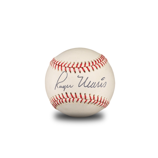 Roger Maris FLAWLESS Signed Official League Dudley Baseball - Beautiful Signature, Clean Ball (JSA LOA)