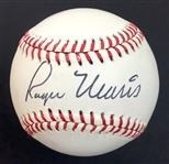 Roger Maris FLAWLESS Signed Official League Dudley Baseball - Beautiful Signature, Clean Ball (JSA LOA)