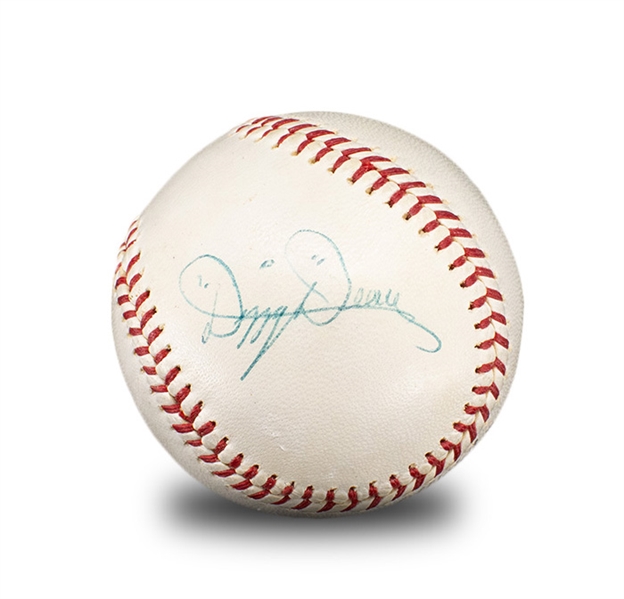 Dizzy Dean Single Signed ONL Giles Baseball (Beckett/JSA LOA)