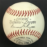 Dizzy Dean Single Signed ONL Giles Baseball (Beckett/JSA LOA)
