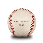 Satchel Paige Best Wishes Signed & Inscribed Hall of Fame 1971 Rawlings Official League Baseball (PSA/DNA LOA)