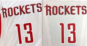 James Harden Photo Matched 2014-15 Houston Rockets Game Worn & Signed Jersey - 2 Games! (RGU/PM&G 10 LOA)