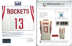 James Harden Photo Matched 2014-15 Houston Rockets Game Worn & Signed Jersey - 2 Games! (RGU/PM&G 10 LOA)