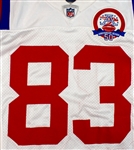 Wes Welker Photo Matched 10/11/2009 New England Patriots Game Worn AFL 50th Anniv. Throwback Road Jersey (PSA/DNA)