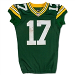 Davante Adams Photo Matched 11/6/2017 Green Bay Packers Game Worn Home Jersey (NFL Auctions)