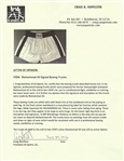 Muhammad Ali Professional Model Everlast Boxing Trunks - Clubhouse/Secretarial Signature & Inscription (Craig Hamilton LOA)