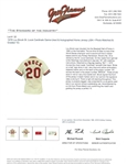 Lou Brock Photo Matched 1978 St. Louis Cardinals Game Worn & Signed Home Jersey (JSA/GF/PM&G 10)