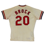 Lou Brock Photo Matched 1978 St. Louis Cardinals Game Worn & Signed Home Jersey (JSA/GF/PM&G 10)