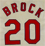 Lou Brock Photo Matched 1978 St. Louis Cardinals Game Worn & Signed Home Jersey (JSA/GF/PM&G 10)