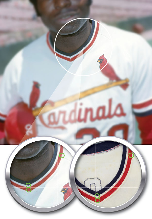 1973 Lou Brock Game Worn St. Louis Cardinals Jersey. Baseball, Lot  #81250