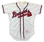 Chipper Jones Circa Early 90's Richmond Braves Game Used Minor League Home Jersey (Miedema LOA)
