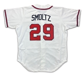 John Smoltz 1996 Atlanta Braves Game Used & Autographed Home Jersey