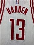 James Harden 2016-17 Houston Rockets Game Used Home Jersey - TRIPLE DOUBLE! PHOTO MATCHED (Resolution)