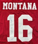 Joe Montana 1990-91 San Francisco 49ers Game Used & Autographed Jersey - Evident Use (49ers Exec./Miedema LOA)