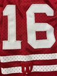 Joe Montana 1990-91 San Francisco 49ers Game Used & Autographed Jersey - Evident Use (49ers Exec./Miedema LOA)