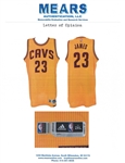 LeBron James 2014-16 Cleveland Cavaliers Game Used & Autographed Home Jersey - Rare Alternate (MEARS A10/Staff LOA)