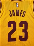 LeBron James 2014-16 Cleveland Cavaliers Game Used & Autographed Home Jersey - Rare Alternate (MEARS A10/Staff LOA)