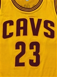 LeBron James 2014-16 Cleveland Cavaliers Game Used & Autographed Home Jersey - Rare Alternate (MEARS A10/Staff LOA)