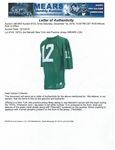 Joe Namath 1970's New York Jets Practice Worn Jersey - Style Also Worn During Pre-Season (MEARS)