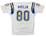 Kellen Winslow Sr. 1980's San Diego Chargers Game Used Road Jersey 